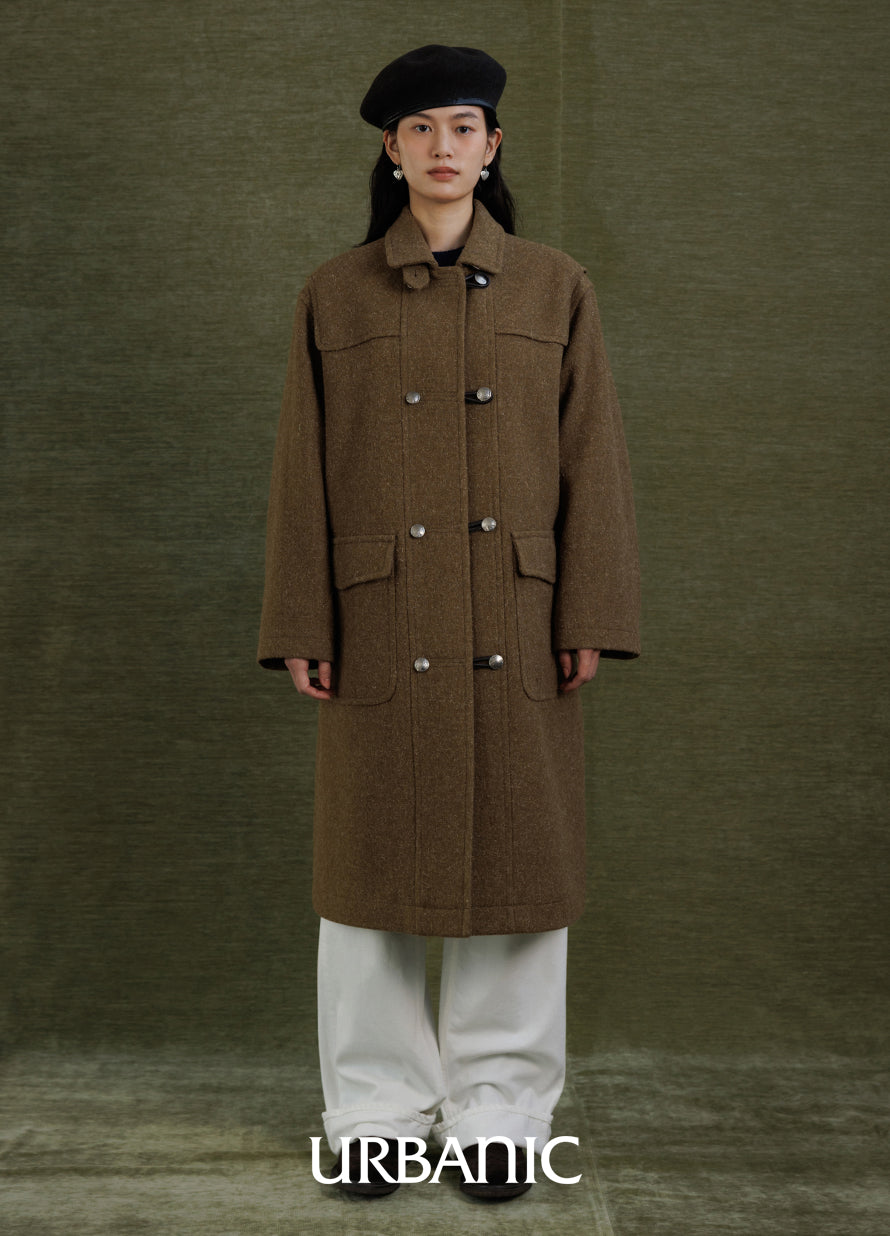 Coin Duffle Coat (Khaki)