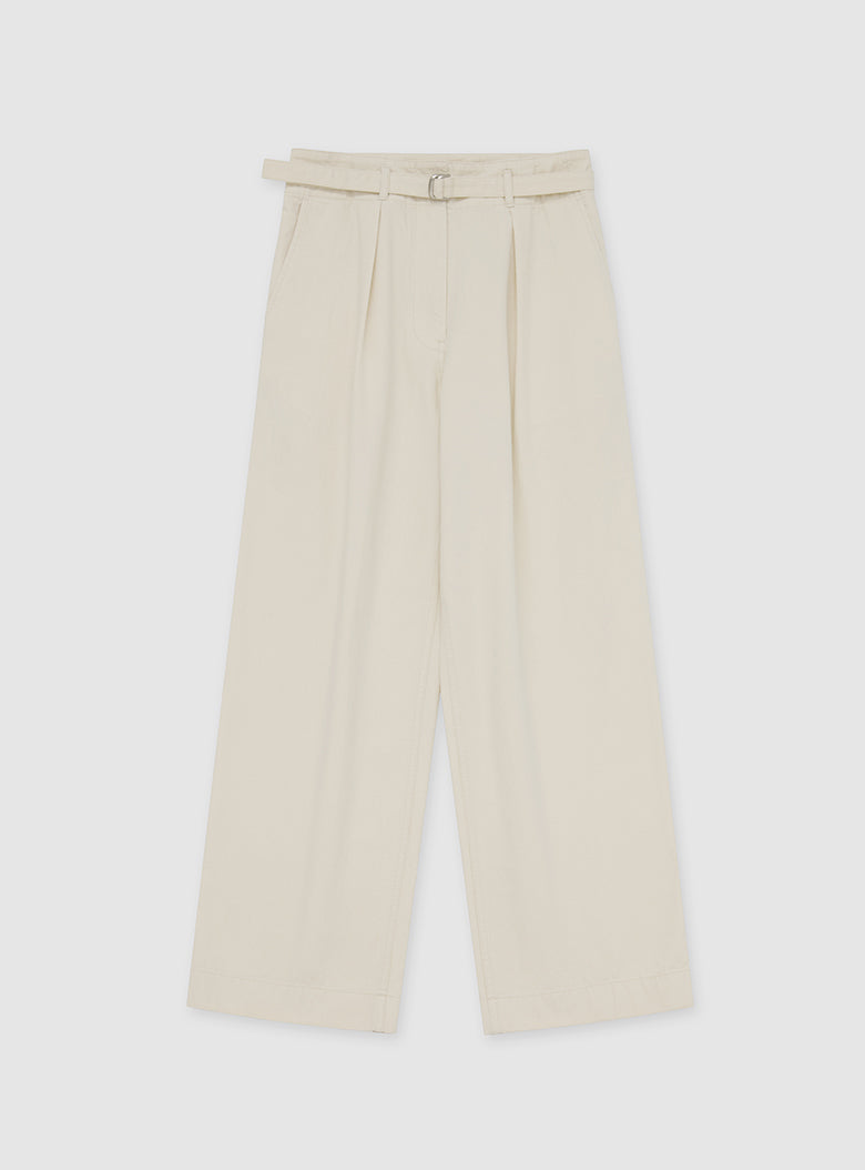 women's belted pants