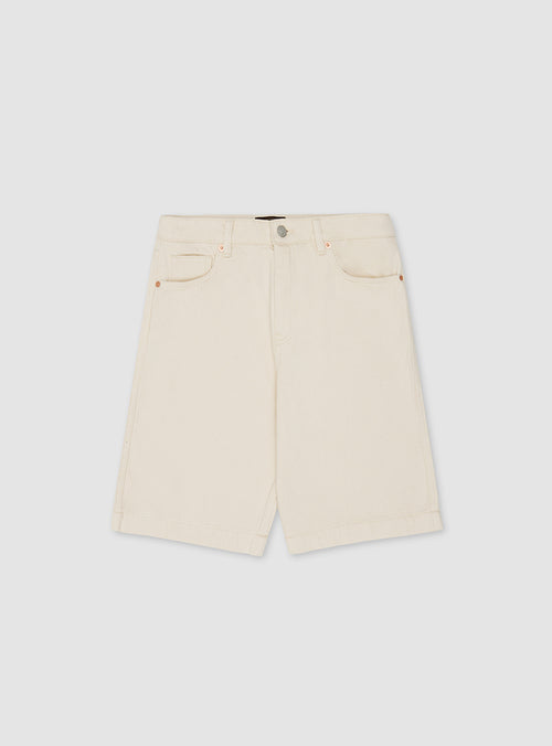 Ecru 5 Pocket Shorts