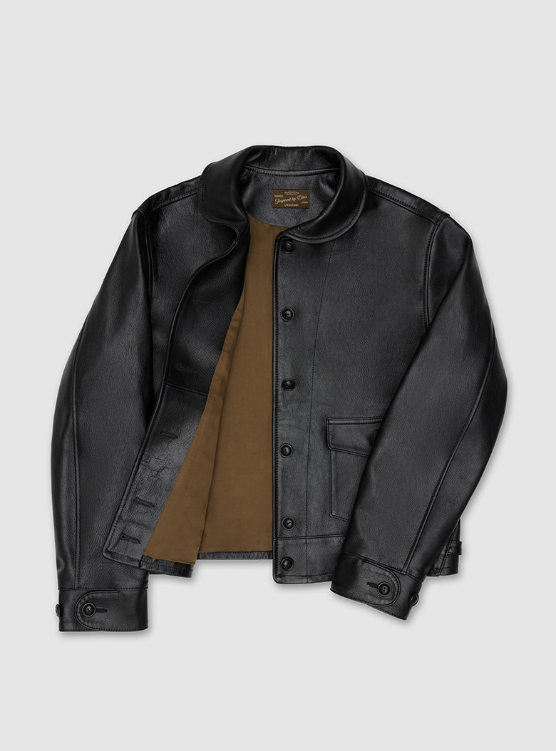 goatskin menlo cossack jacket inspired by Albert Einstein