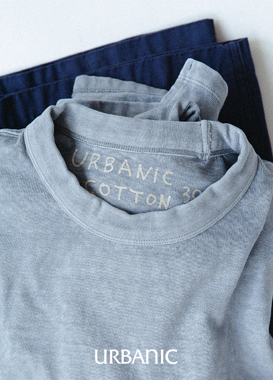 Recycled cotton long-sleeve T-shirt from the URBANIC cotton series.