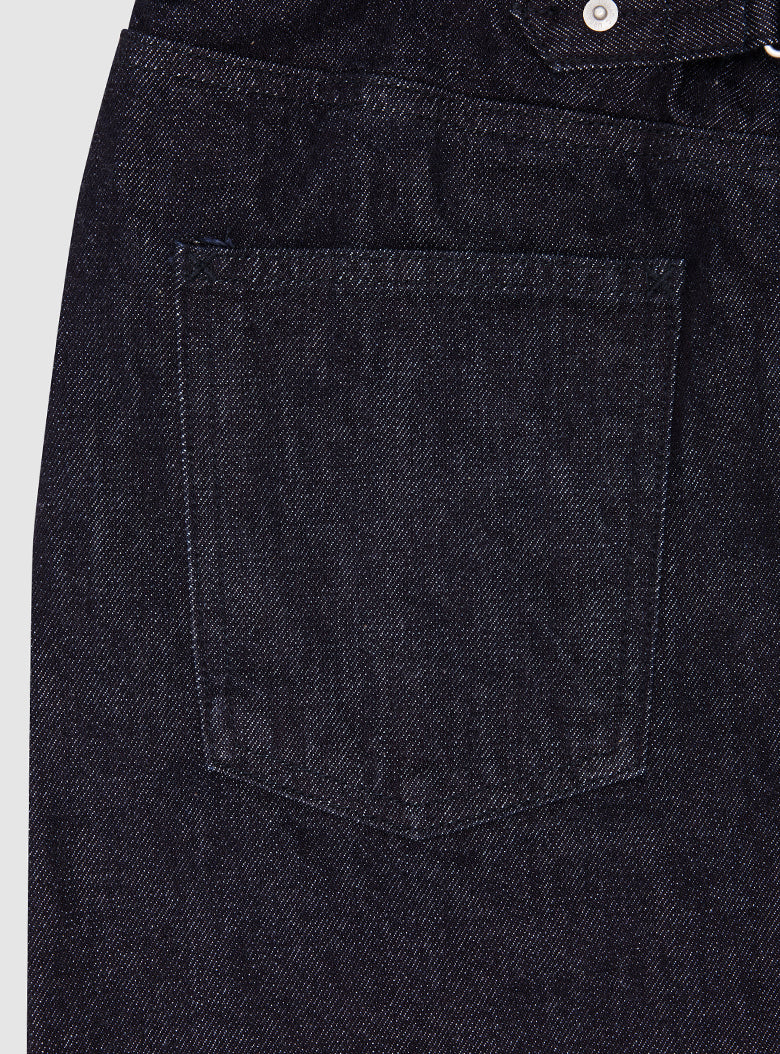 Fishtail Denim Skirt