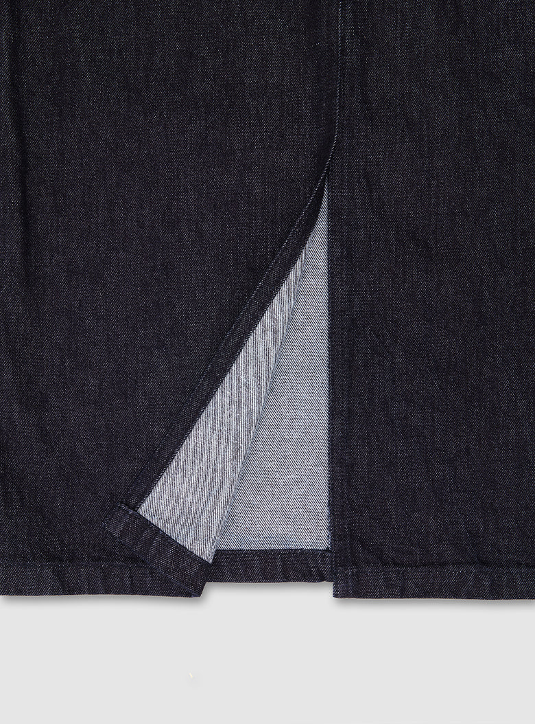 Fishtail Denim Skirt