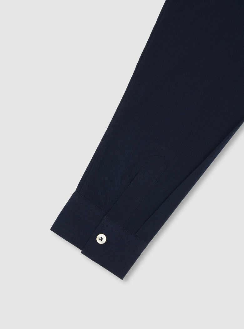 Frog Button Shirt (Navy)