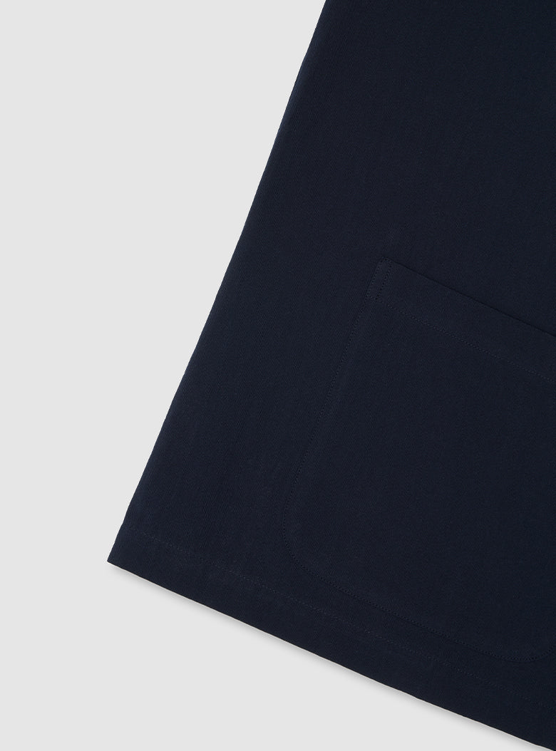 Frog Button Shirt (Navy)