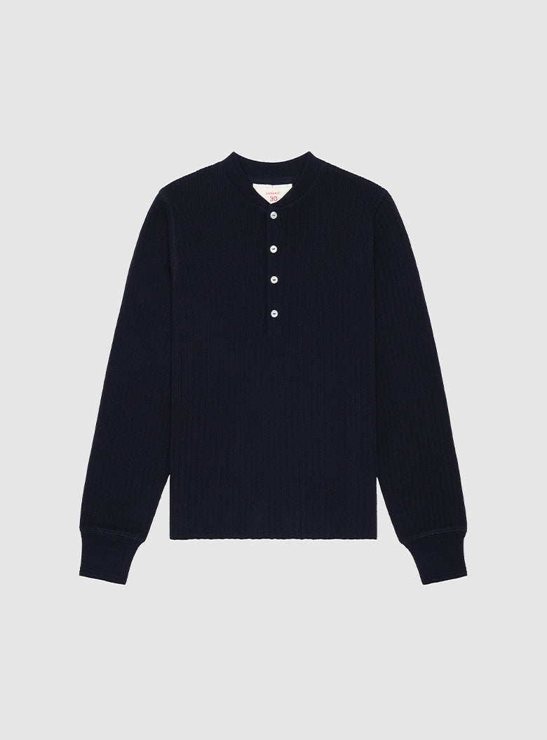 Heritage Henley Knit
