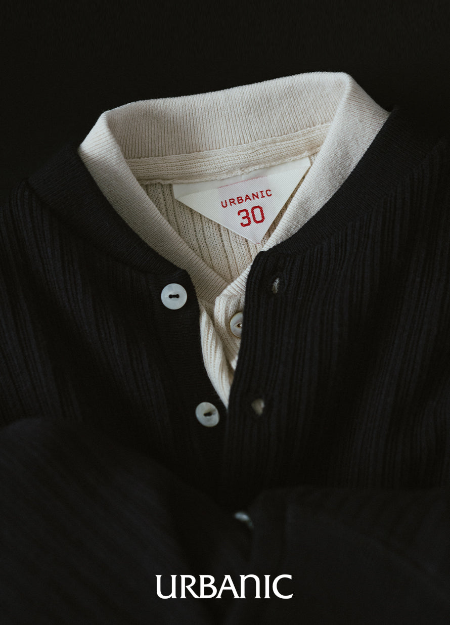 Heritage Henley Knit