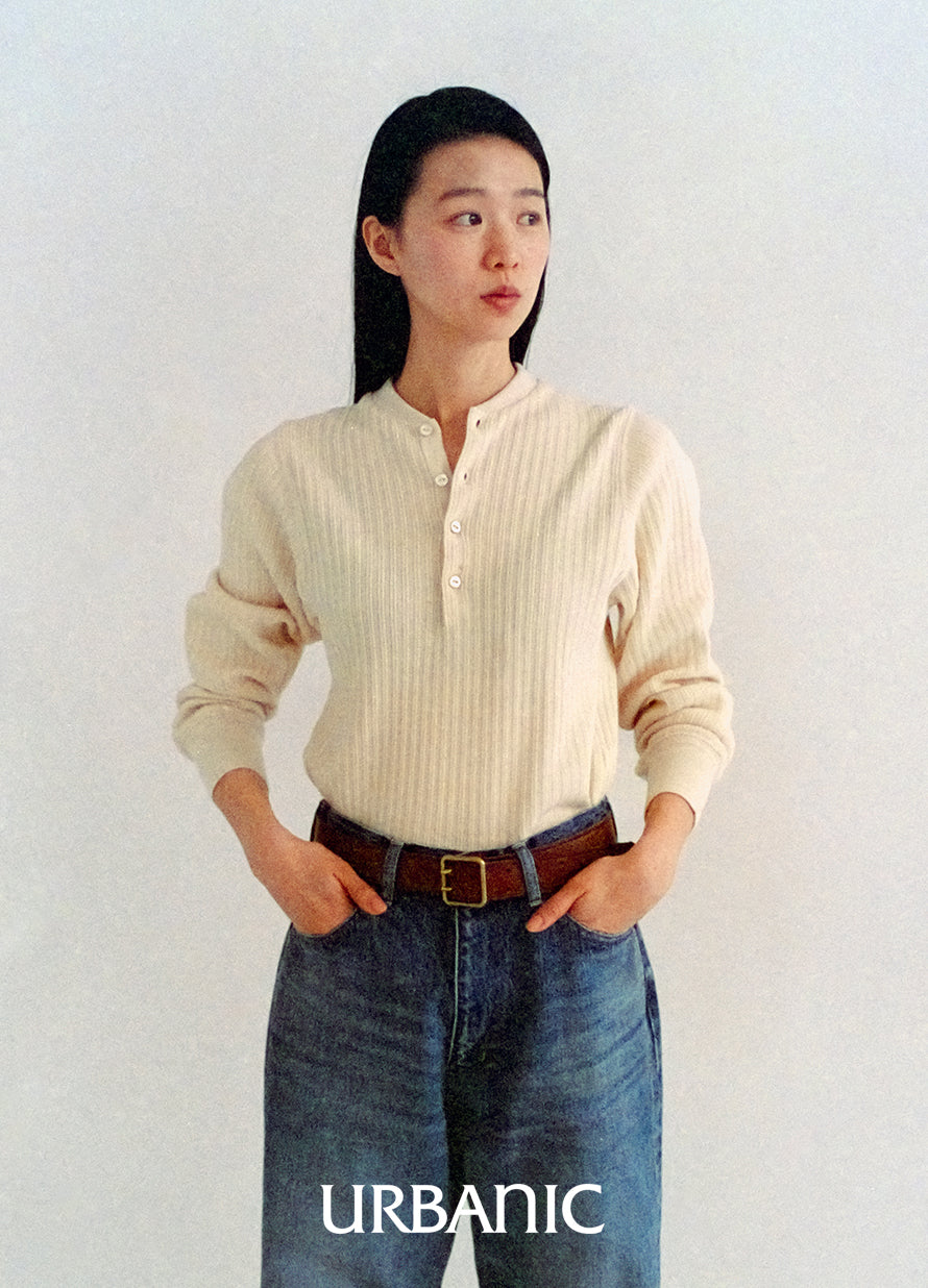 Heritage Henley Knit