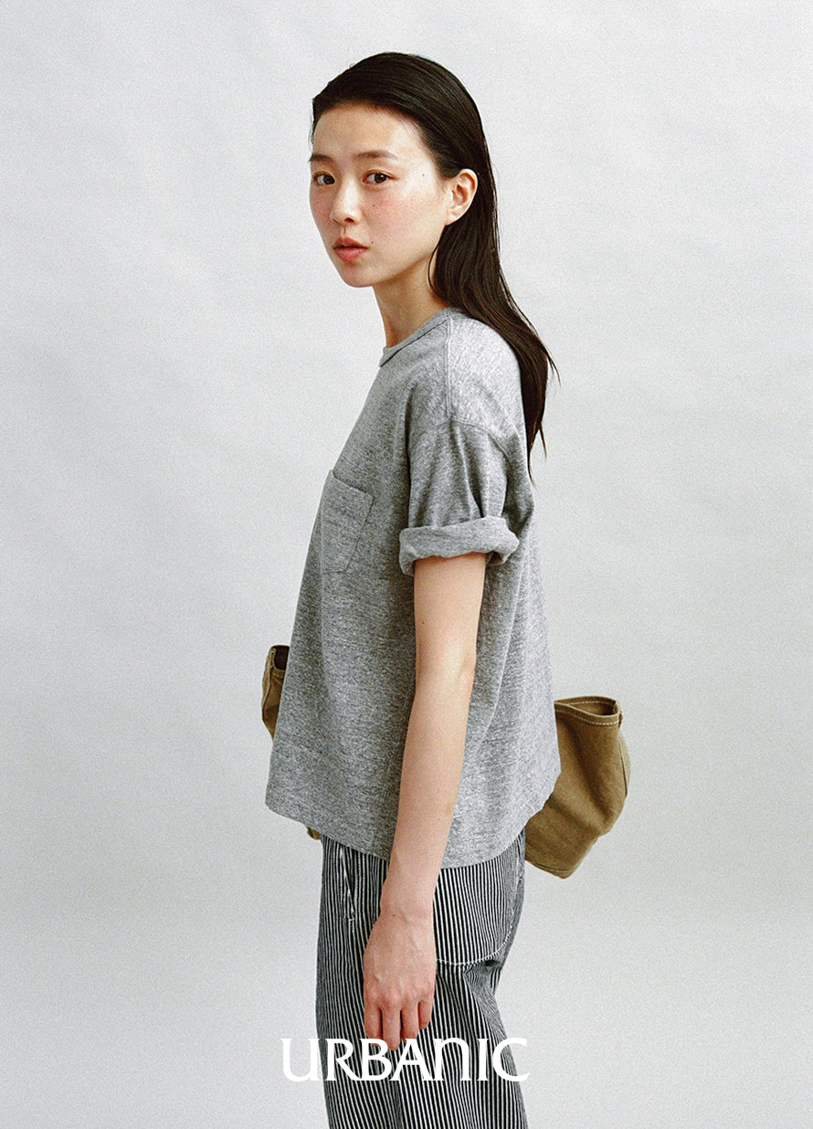 Urbanic cotton series grey melange T-shirt in package