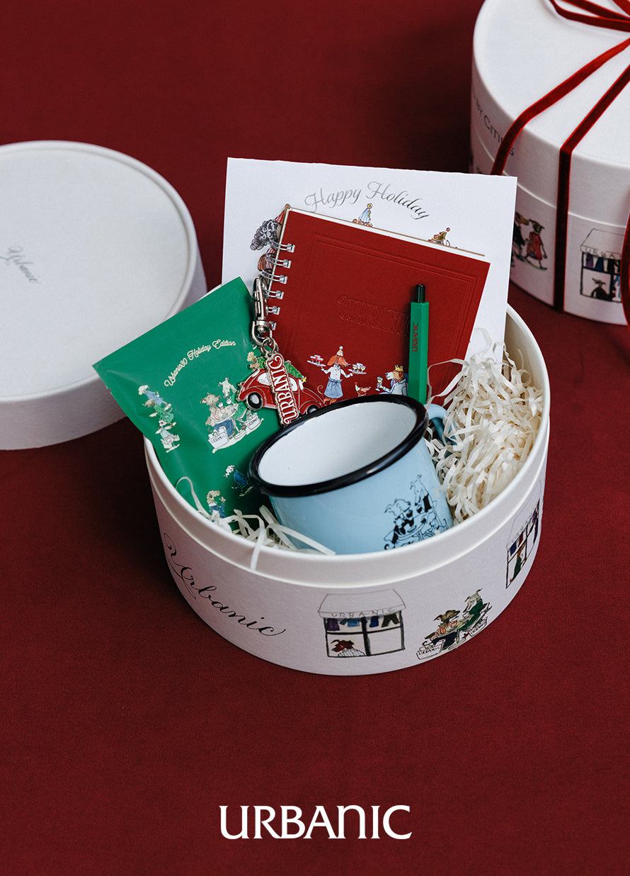 25 Holiday Enamel Cup (Blue Café)