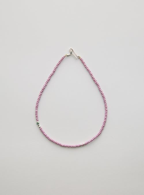 Lavender Venetian Glass Necklace
