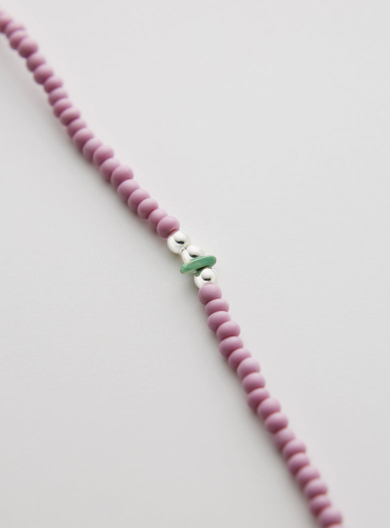 Handmade necklace with 100-year-old Venetian glass beads