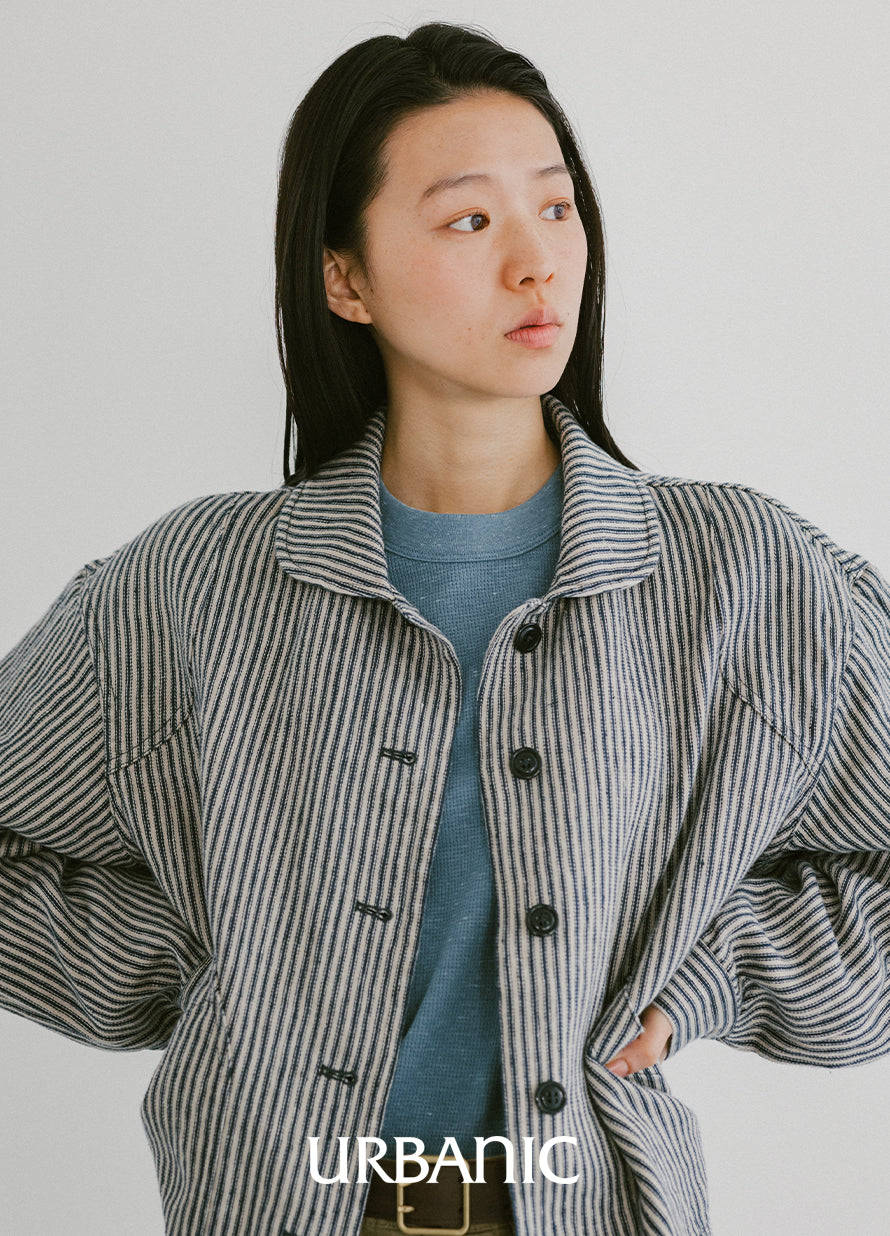 Casual waffle long sleeve with soft drape