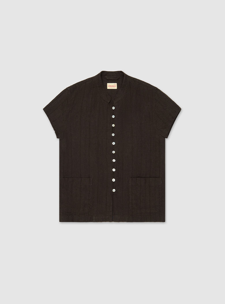 brown color blouse for women