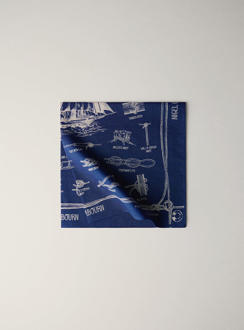[Nigel Cabourn] Marine Bandana