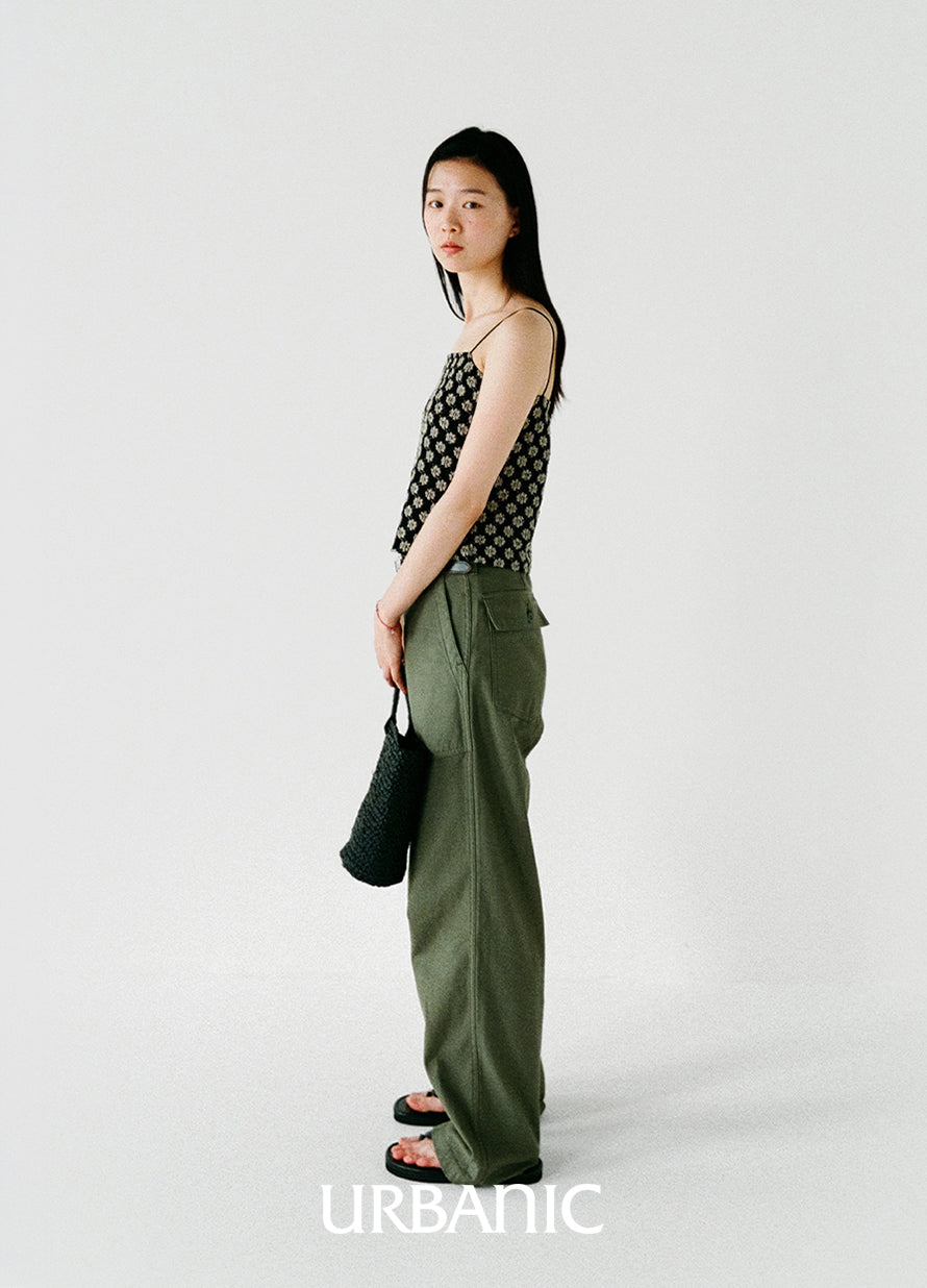 Noir Daisy Tube Top