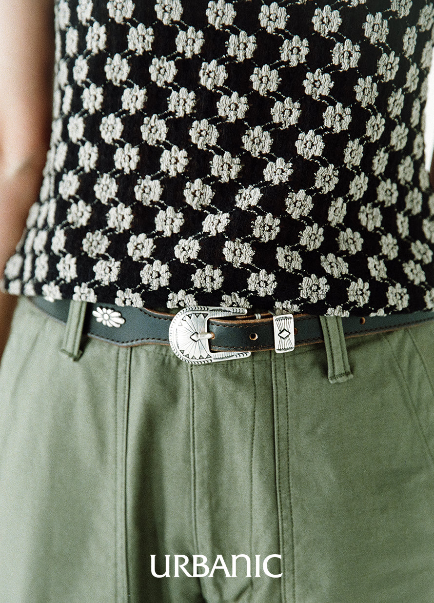 Noir Daisy Tube Top