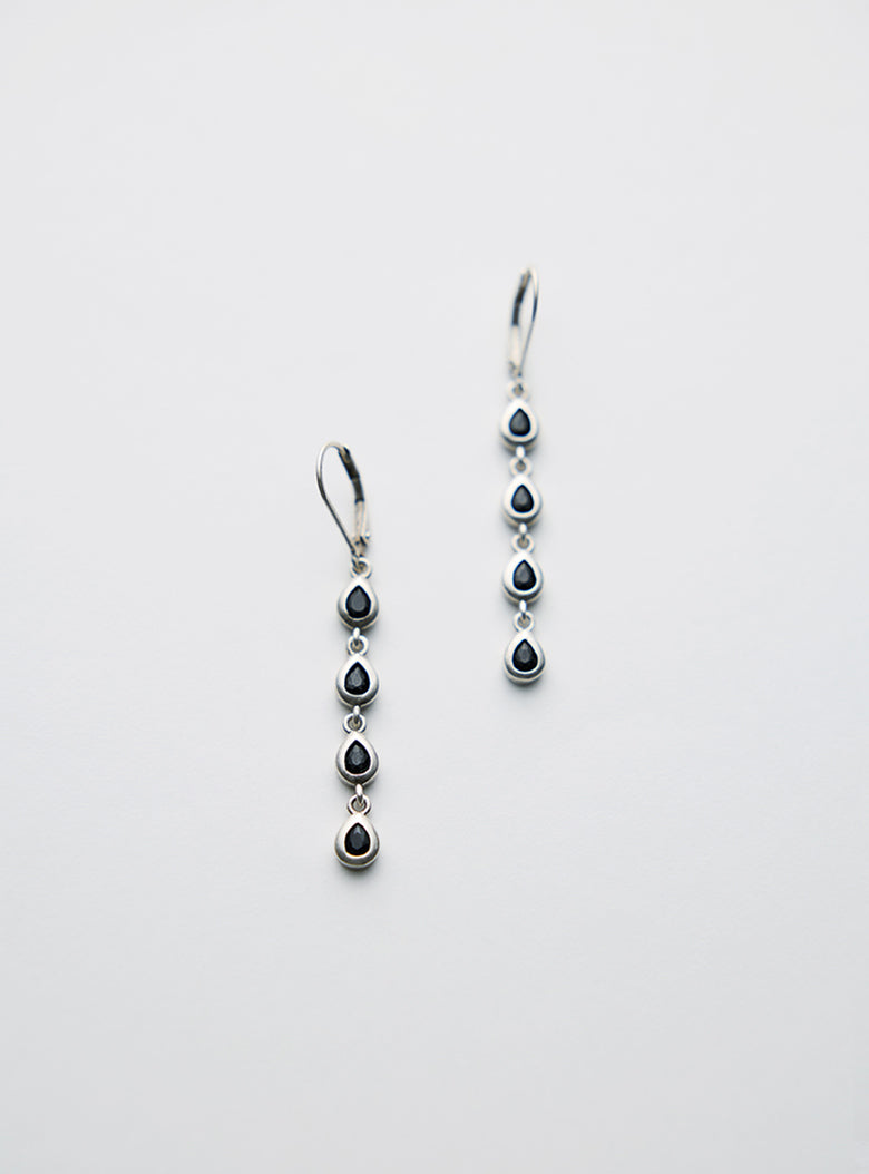 Noir Drop Earrings