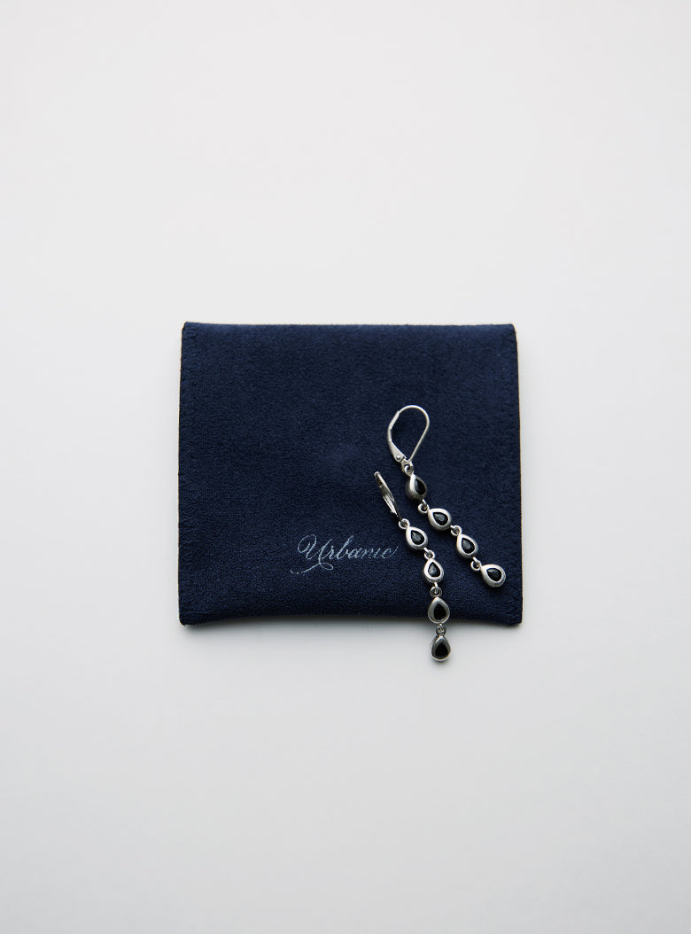 Noir Drop Earrings