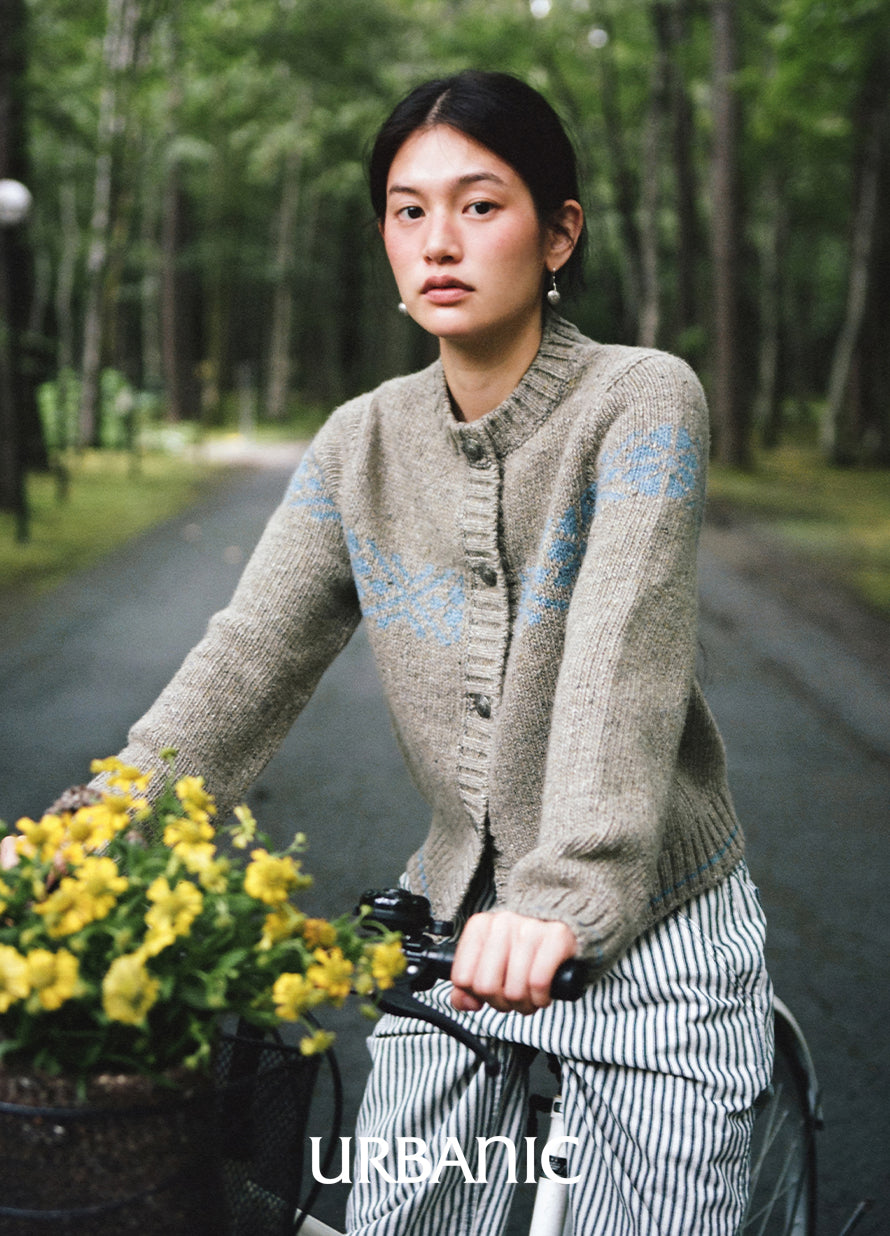 Nordic Snow Cardigan