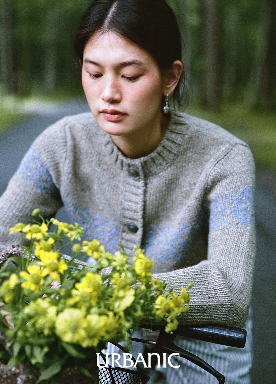 Nordic Snow Cardigan