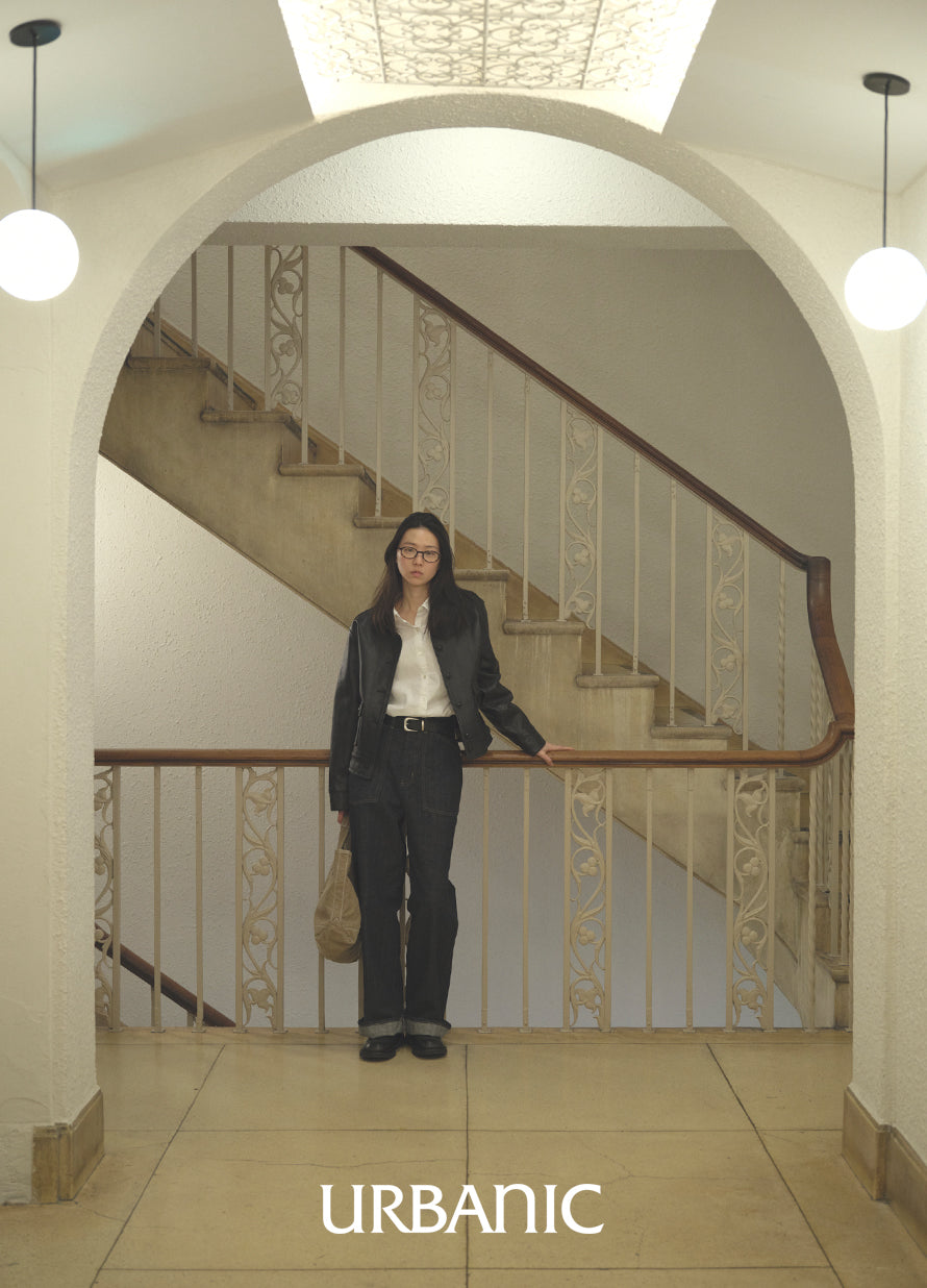 Piccolo Herringbone Denim Pants