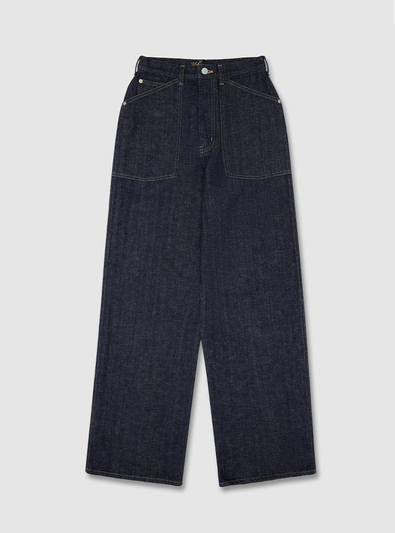 Piccolo Herringbone Denim Pants