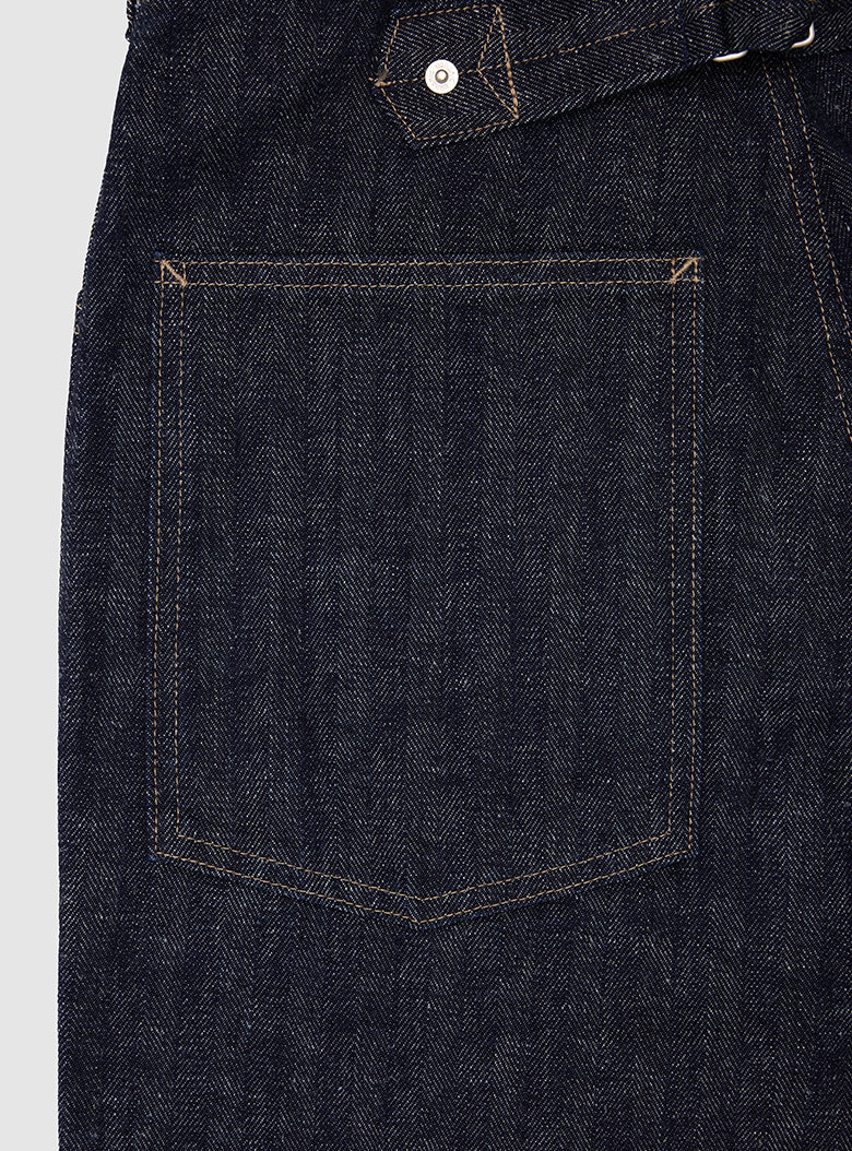 Piccolo Herringbone Denim Pants