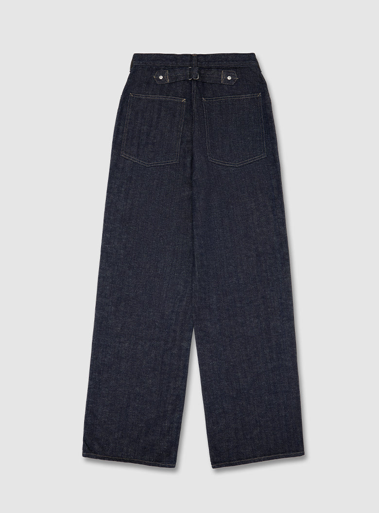 Piccolo Herringbone Denim Pants