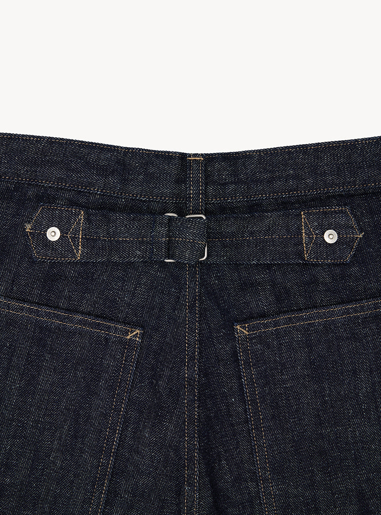Piccolo Herringbone Denim Pants