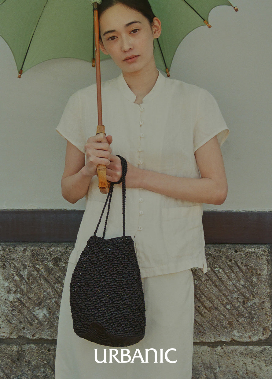 Raffia Sack Bag