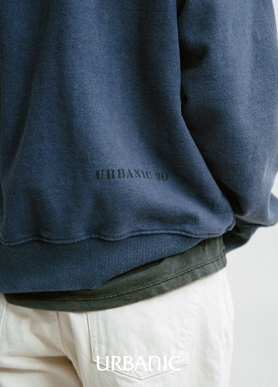 URBANIC cotton series item with a vintage-inspired back logo print.