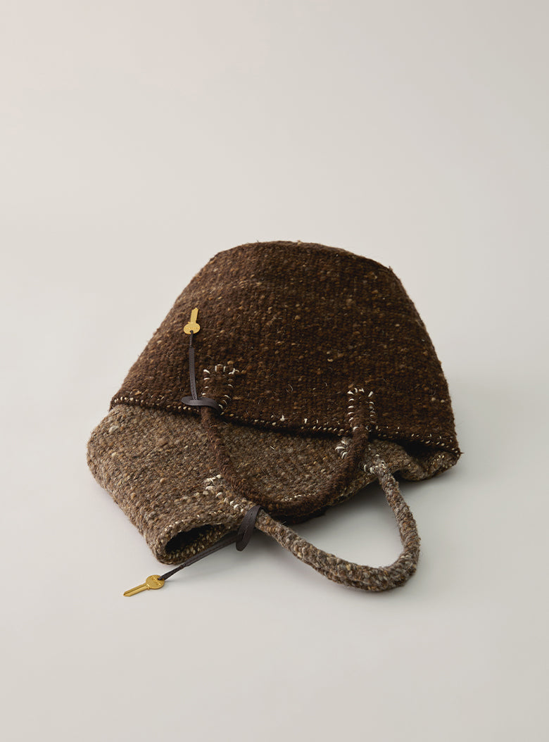 Sisal Wool Basket Bag