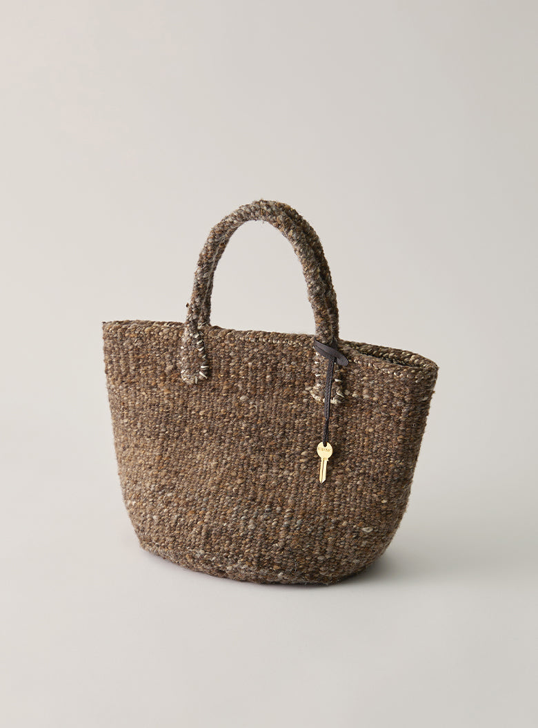 Sisal Wool Basket Bag