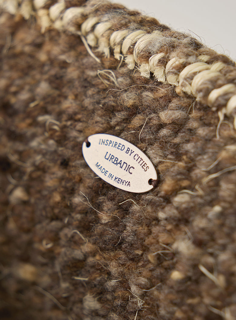 Sisal Wool Basket Bag