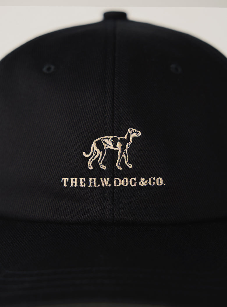 THE H.W.DOG & CO. BASEBALL CAP - Black ザエイチダブリュードッグ