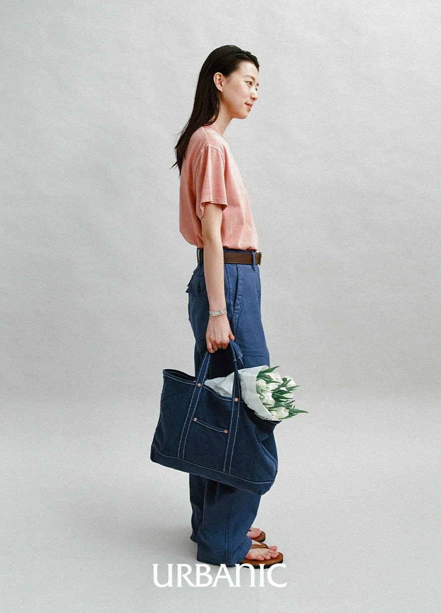 Okayama-made fatigue pants with refined workwear feel