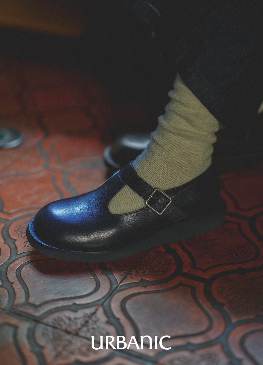 T-strap Vibram Loafer