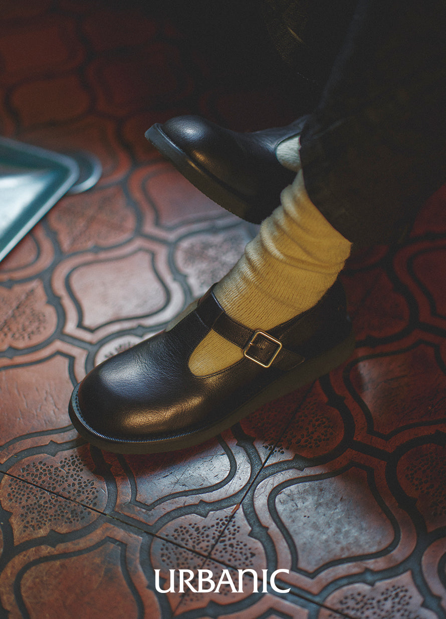 T-strap Vibram Loafer