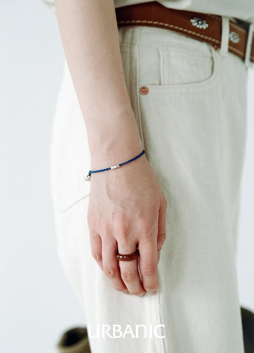 Waxed Cord Bracelet