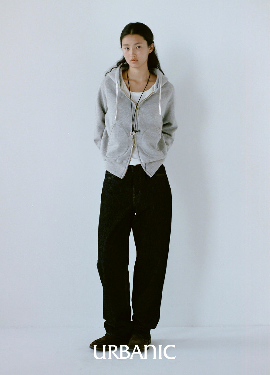 Black Standard Denim Pants