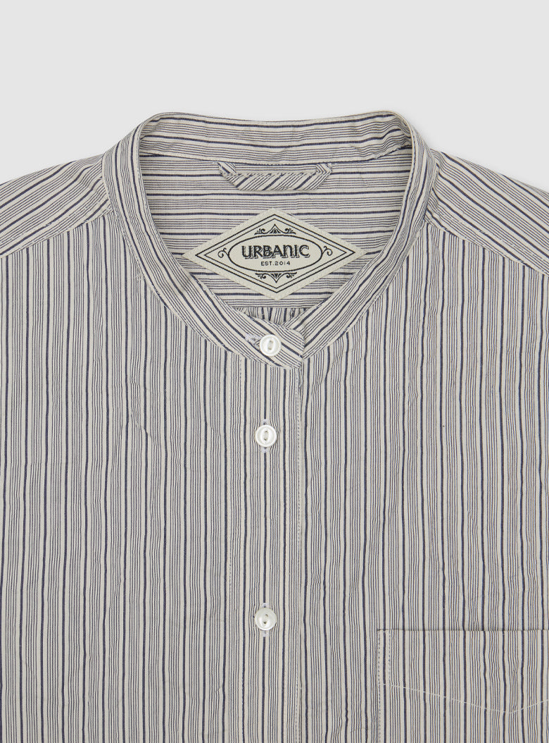 Crease Stripe Band Shirt