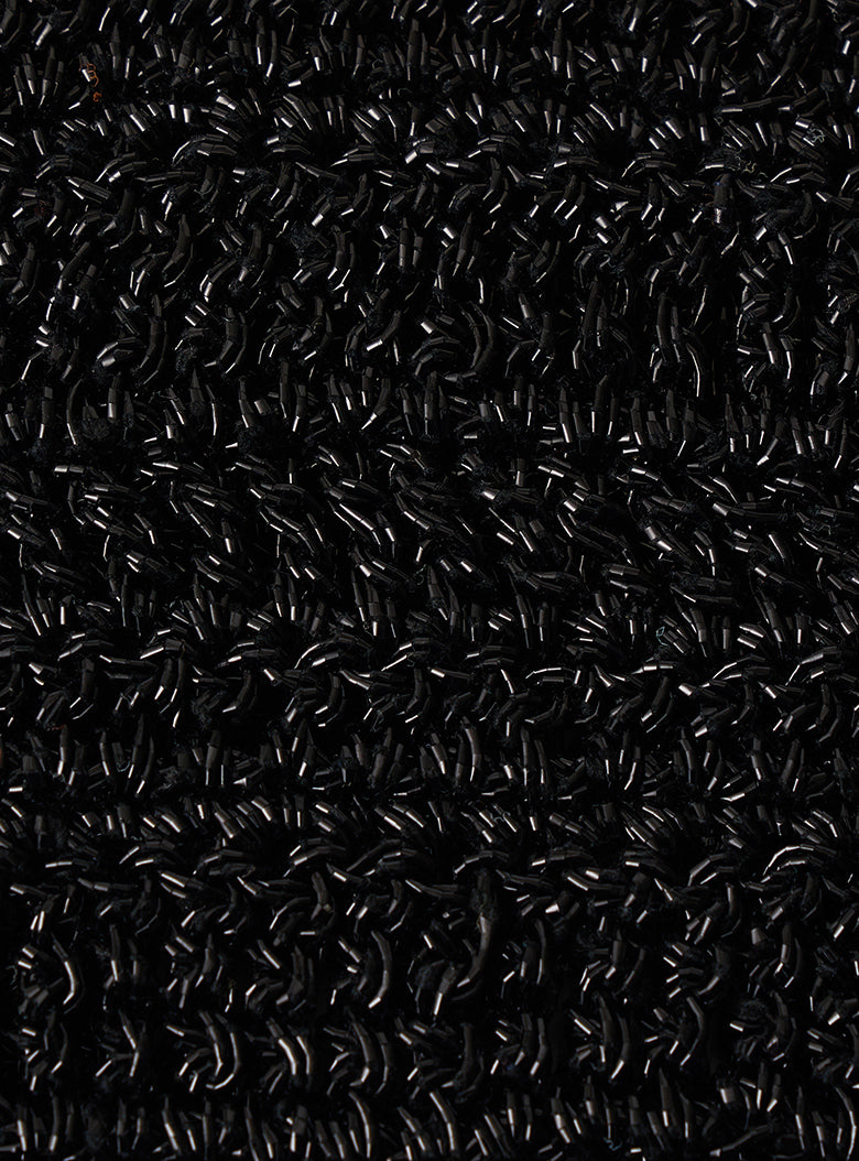 Glitter Hand Knitted Bag (Black)
