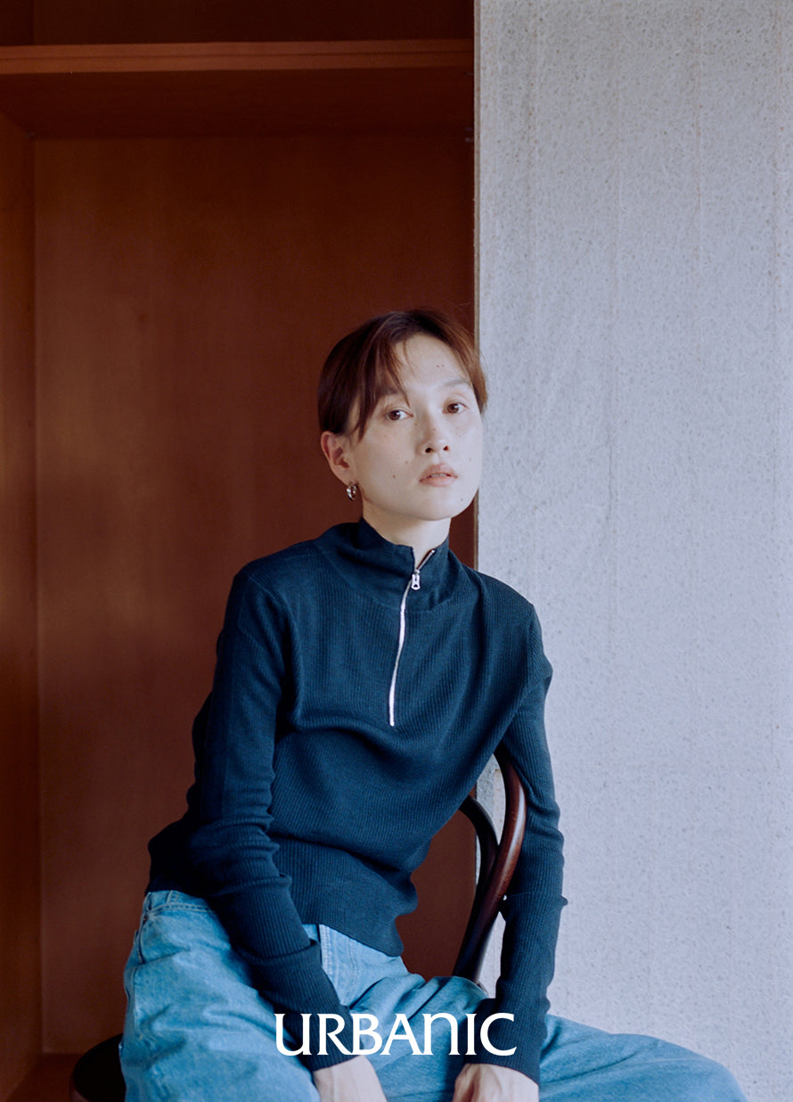 Henry Half Zip-up Knit