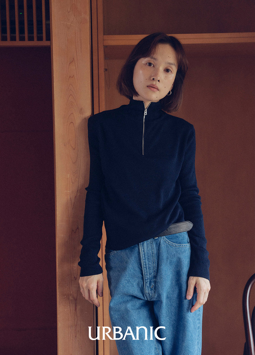 Henry Half Zip-up Knit