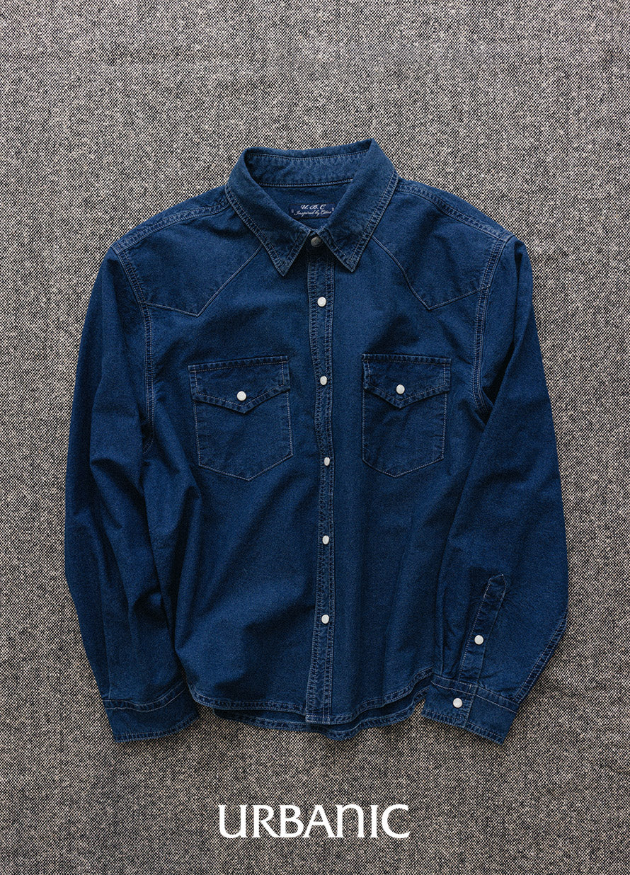 Indigo Western Shirt