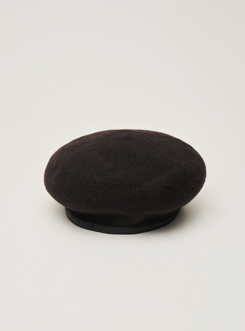 Leather Beret