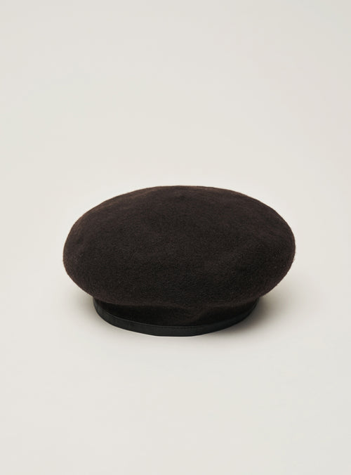 Leather Beret
