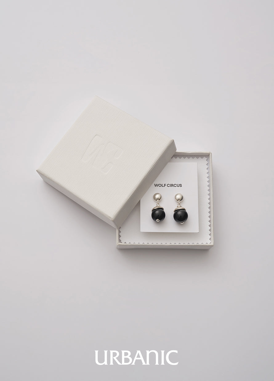 wolf circus earring 