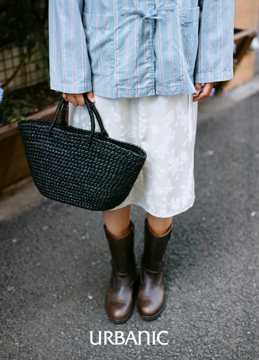 Raffia Tote Bag